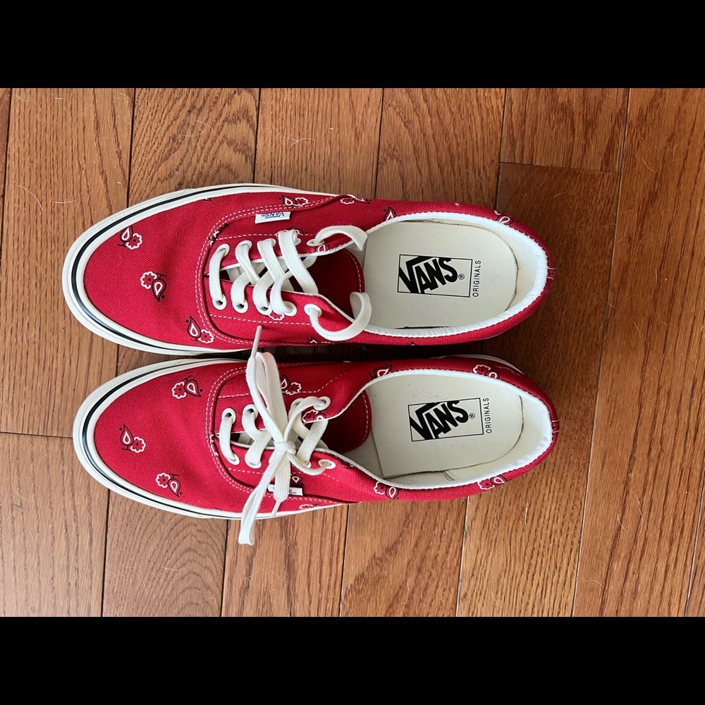 COPY - Men Red Paisley Vans